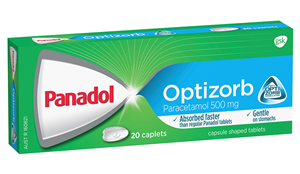 Panadol Caplets with Optizorb Technology 20 Caplets