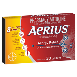 Aerius 5mg 30 Tablets