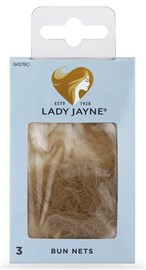 Lady Jane 3437B Bun Nets Blonde 3 Pack