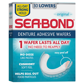 Sea-Bond Dentures 30 Lower
