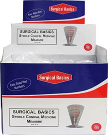 Surgical Basics Conical Med Measures 40ml