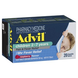 Advil 2-7 Years 20 Chewable Tablets