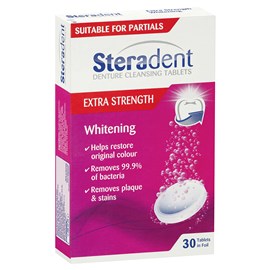 Steradent Extra Strength 30 Tablets