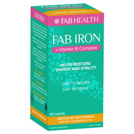 Fab Iron + Vit B Complex 60 Tablets