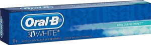 Oral B 3d White Brilliant Mint 95g