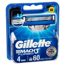 Gillette M3 Turbo 4 Cartridges