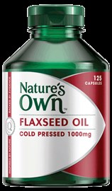 Nature's Own 592 Flaxseed Oil 125 Capsules