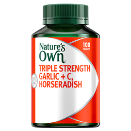 Nature's Own 1675 High Strength Garlic C-Horseradish 100
