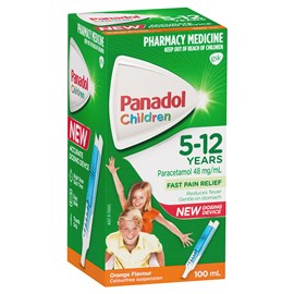 Panadol Children 5 - 12 Year Orange 100ml