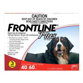 Frontline Plus Dog 40 60kg Extra Large 3