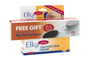 Ellgy Plus Cracked Heel Cream 50g + Free Foot File