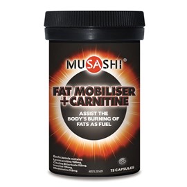 Musashi Fat Mobiliser + Carnitine 75 Capsules
