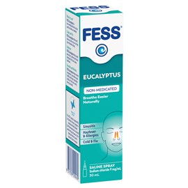 Fess Saline Nasal Spray Eucalyptus 30ml