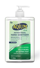 Ego Aqium Antibacterial Hand Sanitiser with Aloe Vera 1L