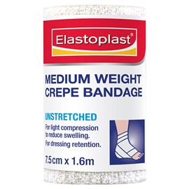 Elastoplast Medium Weight Crepe Bandage White 7.5cmx1.6cm