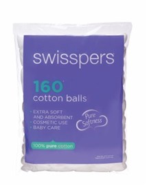 Swisspers Cotton Balls 160s