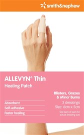 Allevyn Thin 6cm X 5cm 3X