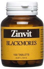 Blackmores Zinvit 100 Tablets