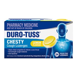 Duro-Tuss Chesty Cough Lemon 24 Lozenges