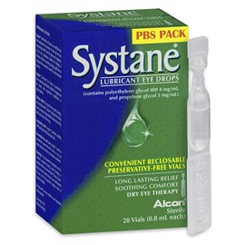 Systane Lubricant Eye Drops 28 Vials 0.8ml