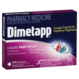 Dimetapp Daytime/Nightime 48 Liquid Capsules