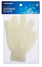 myessential Nylon Shower Gloves 1 Pair