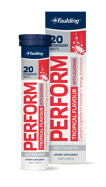 Faulding Effervescent Perform 20 Tablets