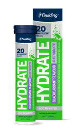Faulding Effervescent Hydrate Electrolytes Blackcurrent 20 Tablets