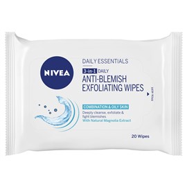 Nivea Pure Effect Exfoliating Wipes 2 Pack