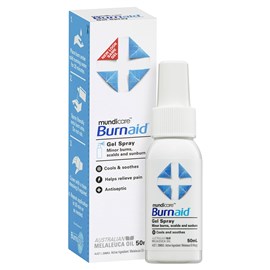 Mundicare Burnaid Burn Gel Spray 50ml