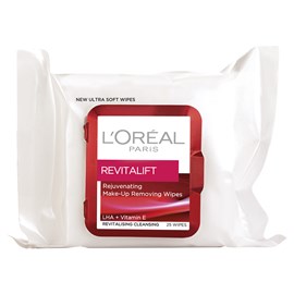 Loreal Revitalift Cleansing Wipes  25 Pack