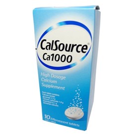 Calsource Calcium 1000mg 10 Tablets