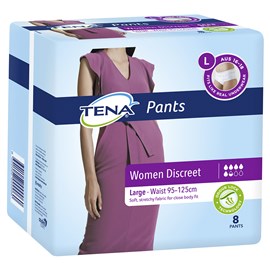 TENA Pants Women Discreet Large 8s