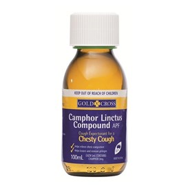Gold Cross Camphor Linctus APF 100ml