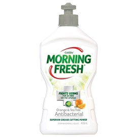 Morning Fresh Dishwashing Liquid Antibacterial Orange & Tea Tree 400mL