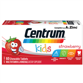 Centrum Kids Chewable Strawberry 60 Tablets