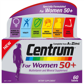 Centrum For Women 50+  60 Tablets