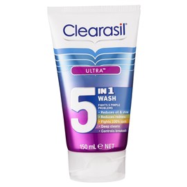 Clearasil Ultra 5 in 1 Wash 150mL