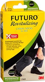 Futuro Revetalizing Casual Sock Men Medium Black