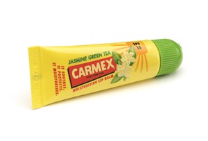 Carmex Jasmine Green Tea Moisturising Lip Balm Squeeze Tube SPF15 10g