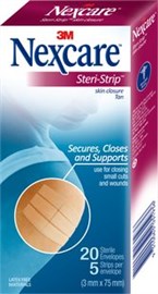 Nexcare Steri Strip Elastic Skin 3x75mm 20 Strip