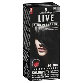 Schwarzkopf Live Salon Permanent 1-0 Black