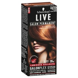 Schwarzkopf Live Salon Permanent 7-77 Pure Copper