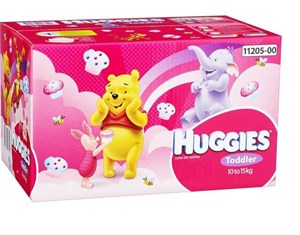 Huggies Nappies Tdlr Girl 80 Packs