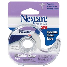 Nexcare Flexible Clear Tape 19X6.4m
