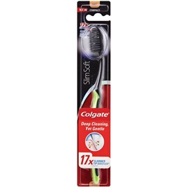 Colgate Toothbrush Slim Soft Charcoal 1 Pack