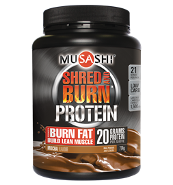 Musashi Shred & Burn Protein Chocolate Flavour 1.6g