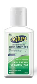 Ego Aqium Hand Sanitiser Aloe 60mL