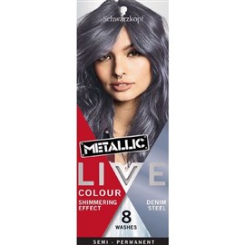 Napro Live Colour Metallic Steel Denim
