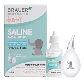 Brauer Baby Saline Nasal Drops 25ml